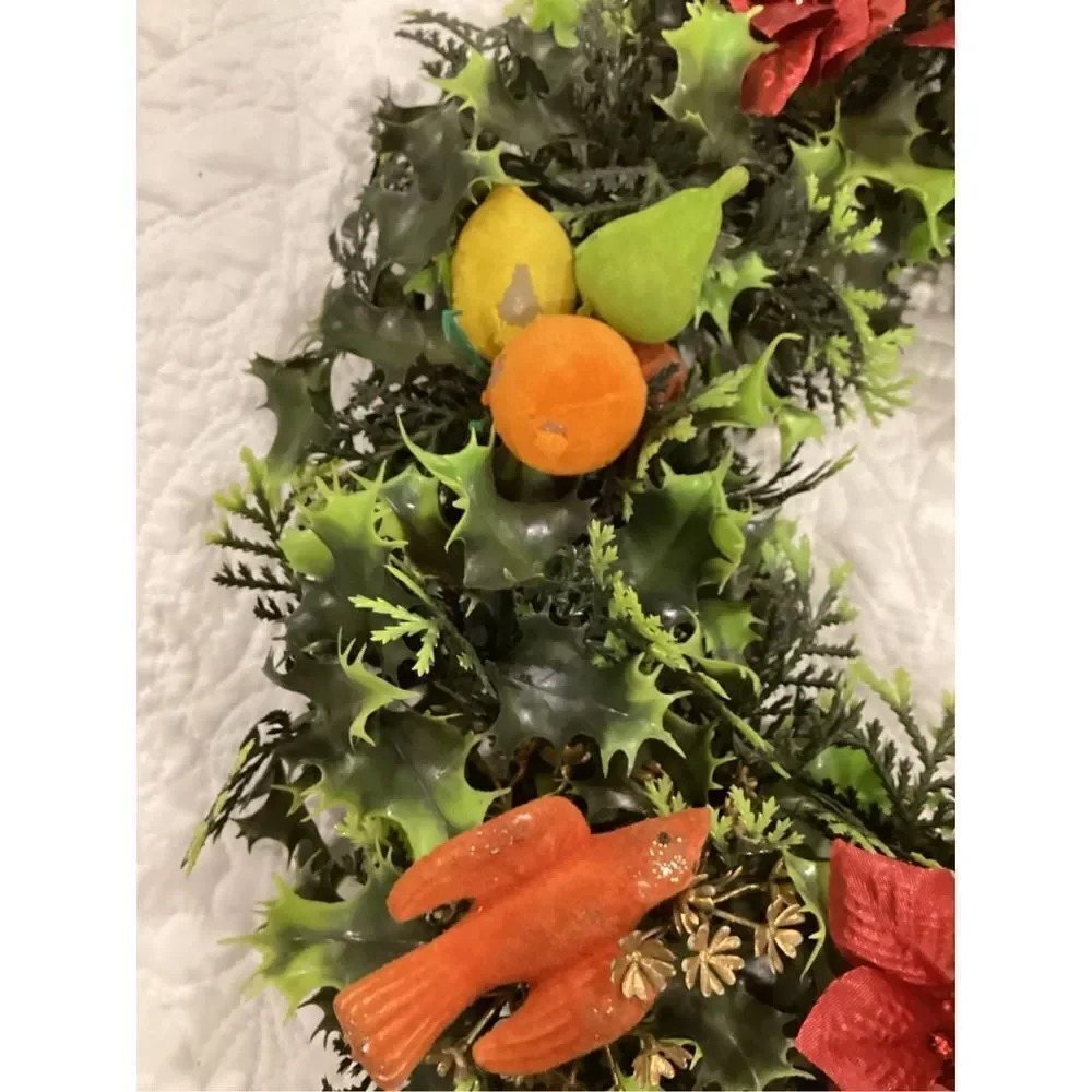 Vintage Christmas Kitschy Wreath